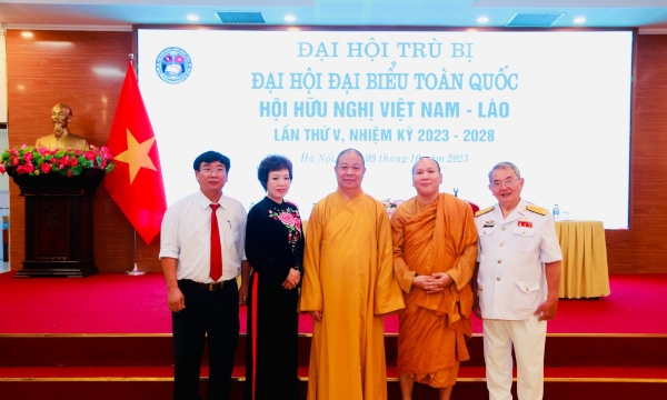 Hà Nội: Đại hội Đại biểu toàn quốc Hội Hữu nghị Việt Nam - Lào