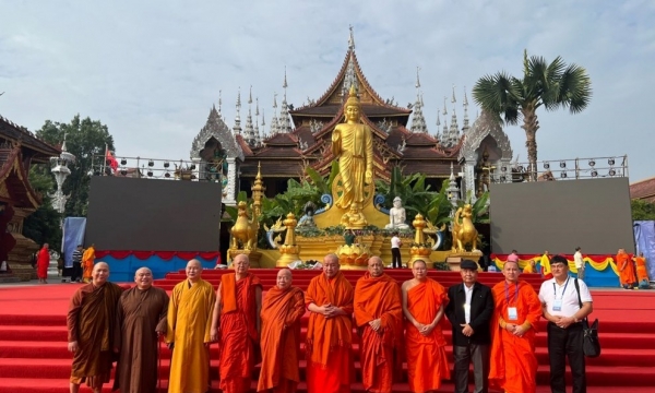 Đoàn đại biểu GHPGVN tham dự Hội nghị giao lưu Phật giáo các nước lưu vực Mekong - Lan Thương