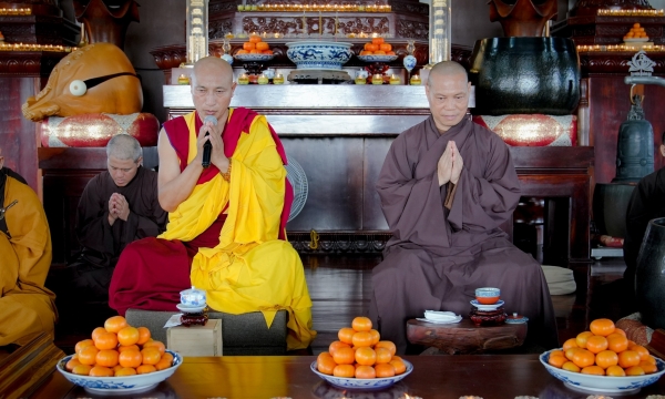Lama Tulku Neten Rinpoche khuyên Phật tử cần hiểu rõ Kinh, Luật, Luận