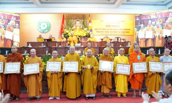 Năm 2023, Phật giáo cả nước làm từ thiện hơn 2.106 tỉ đồng