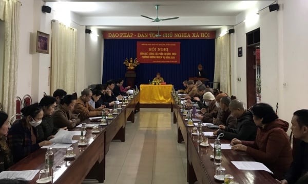 Tuyên Quang: Phật giáo tỉnh tổng kết công tác Phật sự năm 2023