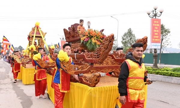 Lễ hội văn hóa truyền thống Cổ oản cầu phúc chùa Khải Minh