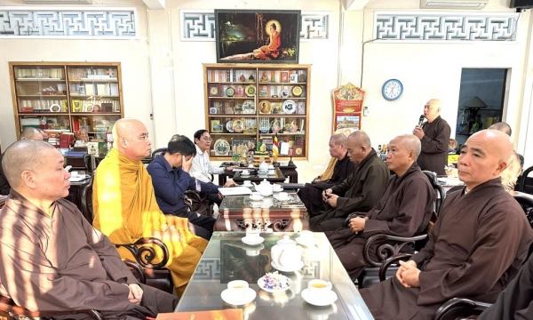 Nha Trang: Ban Tôn giáo tỉnh thăm và làm việc với BTS GHPG tỉnh Khánh Hòa