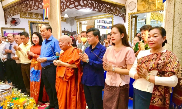 TP.HCM: Lễ hội Tết cổ truyền Campuchia - Lào - Myanmar - Thái Lan năm 2024 tại chùa Phổ Minh
