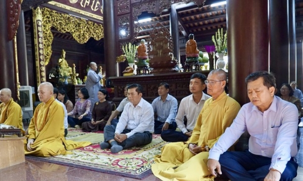 Long An: Phật giáo tỉnh tổ chức tour trải nghiệm văn hóa tâm linh