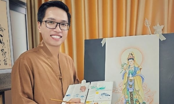 Người vẽ tranh Phật mang hơi thở Việt: 'Nhiều đời nhiều kiếp tôi từng vẽ Phật!'