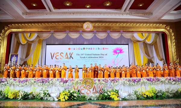 Khai mạc Đại lễ Vesak Liên Hợp Quốc 2024 tại cố đô Ayutthaya