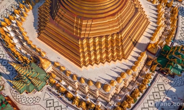 Toàn cảnh chùa Vàng Shwedagon dát cả tấn vàng và hàng ngàn viên kim cương, hồng ngọc