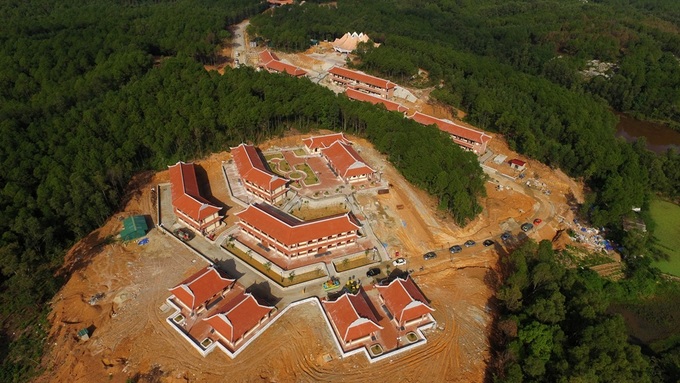 Học viện Phật giáo Việt Nam được khởi công xây dựng vào năm 2015 ở thôn Ngũ Tây (phường An Tây, TP Huế) trên diện tích hơn 25 ha.