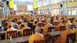 Tiền Giang: Lễ tổng khai giảng khóa An cư Kiết hạ PL.2569 