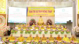 Hội nghị công bố công tác nhân sự Ban Trị sự GHPGVN tỉnh Đồng Tháp nhiệm kỳ 2022 – 2027