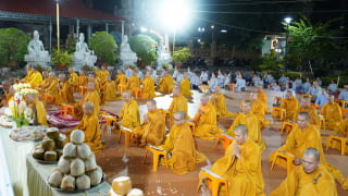 Đồng Tháp: Trang nghiêm lễ vía Bồ tát Quán Thế Âm tại chùa Vĩnh Tràng