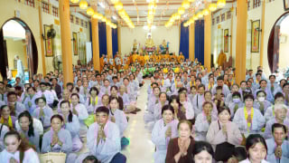 Đồng Tháp: Phật giáo liên xã Tân Phước tổ chức cúng dường các Trường hạ khu vực Mỹ Tho