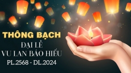 Trung ương Giáo hội ban hành Thông bạch Đại lễ Vu lan Báo hiếu PL.2568 - DL.2024