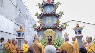 H.Cái Bè: Lễ húy kỵ cố Thượng tọa Thích Chiếu Giáo lần thứ 13