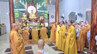 H.Cái Bè: Chùa Tiên Long trang nghiêm tổ chức lễ Hiệp kỵ chư tiền bối khai sơn tạo tự và trao quà tết Ất Tỵ