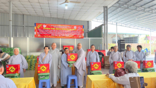 H.Châu Thành: Chùa Nam An tiếp tục mang mùa xuân ấm áp đến bà con khó khăn