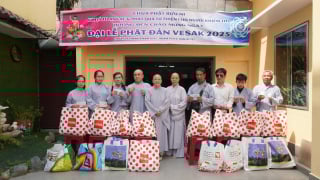 TX.Cai Lậy: Khóa tu người khiếm thị chùa Phật Bửu hướng về Đại lễ Vesak Liên Hiệp Quốc 2025