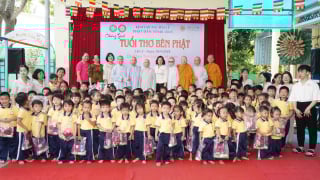 TP.Mỹ Tho: Trường Mầm non Tịnh Nghiêm tổ chức chương trình “Tuổi Thơ Bên Phật” kính mừng Đại lễ Phật Đản Vesak 2025