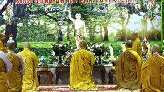 H.Cái Bè: Ban Trị sự khai mạc Tuần lễ Phật đản Vesak Phật lịch 2569 