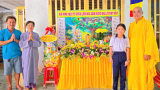 Phật tử huyện Chợ Gạo đón mừng Đại lễ Phật đản PL.2569- Vesak 2025