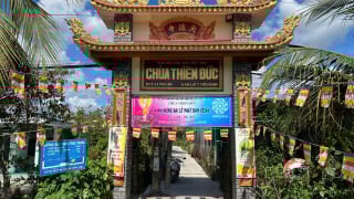 H.Cai Lậy: Chùa Thiên Đức trang nghiêm tổ chức Lễ Phật đản PL.2569