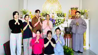 Gia đình Phật tử Đức Long (H.Cái Bè) trang trọng tổ chức Phật Đản và các hoạt động hướng về Đại Lễ Vesak 2025
