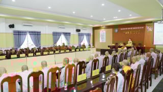 H.Cái Bè: Ban Trị sự Phật giáo huyện họp lệ định kỳ tháng 4 năm Ất Tỵ