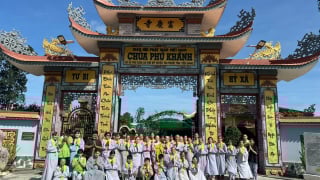 Khoá tu Một ngày an lạc tháng 6 dành cho Phật tử tại chùa Phú Khánh