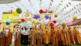 H.Gò Công Đông: Phật giáo huyện Trang nghiêm tổ chức Đại lễ Phật đản Vesak 2025