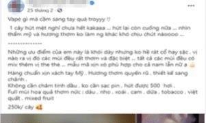 Cảnh báo: Thuốc lá điện tử, nung nóng đang được quảng cáo tràn lan trên mạng xã hội