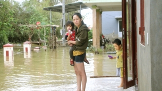 Hạn chế tổn thương tâm lý của trẻ em sau lũ