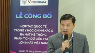 Vingroup công bố hợp tác quốc tế & ra mắt hệ thỗng quản lý dữ liệu y sinh lớn nhất Việt Nam