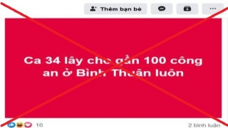 Bình Thuận xử phạt 10 triệu đồng, gỡ bỏ gần 30 tài khoản Facebook vì tung tin giả về COVID-19