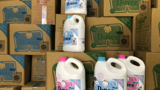 Một cơ sở sản xuất nước giặt Thái Lan giả bị triệt phá
