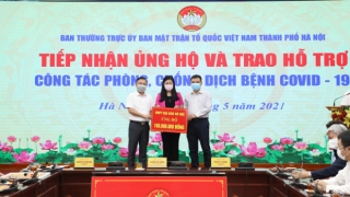 Hà Nội: Tiếp nhận ủng hộ 12,545 tỷ đồng phòng, chống dịch COVID-19