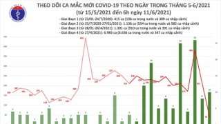 Sáng 11/6: Thêm 51 ca mắc COVID-19, Việt Nam đã có 9.835 bệnh nhân