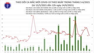 Trưa 14/6: Thêm 100 ca mắc COVID-19 tại 4 tỉnh, thành phố; Việt Nam đã có 10.730 bệnh nhân