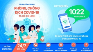 TP.HCM: Người dân có thể phản ánh vi phạm về phòng, chống dịch COVID-19 qua Cổng thông tin 1022