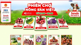 Kinh doanh mùa dịch COVID-19: “Phiên chợ nông sản trực tuyến” trên sàn thương mại điện tử Sendo