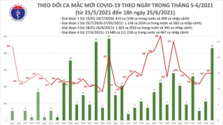 Tối 25/6: Thêm 102 ca mắc COVID-19, riêng TP Hồ Chí Minh 54 ca