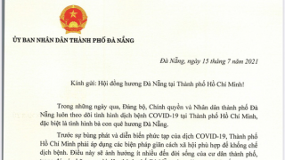 Chủ tịch Đà Nẵng gửi thư cho Hội đồng hương tại TP.HCM, lên phương án đưa dân về