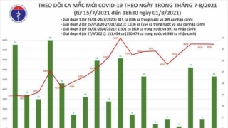 Tối 1/8: Ghi nhận 4.246 ca mắc mới, riêng TP. Hồ Chí Minh 2025 ca