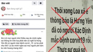 Hưng Yên: Tăng cường xử lý tin giả, tin sai sự thật về dịch COVID-19 trên mạng