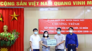 Hà Nội: Huyện Thạch Thất tăng cường biện pháp cấp bách phòng chống, dịch COVID-19