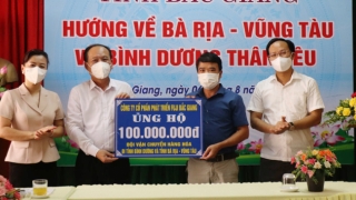 Phụ nữ Bắc Giang chung tay cùng Bà Rịa-Vũng Tàu và Bình Dương chống dịch COVID-19