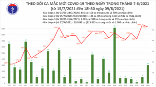 Tối 9/8: Thêm 4.185 ca nhiễm mới, nâng tổng số ca trong ngày lên 9.340 ca