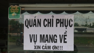 Thanh Hóa: Dừng hoạt động bán hàng mang về từ 12h ngày 12/8