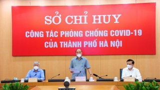 Chủ tịch nước động viên lực lượng tuyến đầu và nhân dân Thủ đô phòng, chống dịch COVID-19