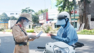 TP. Vũng Tàu: Công an kiểm tra, xử phạt hàng trăm người ra đường không lý do